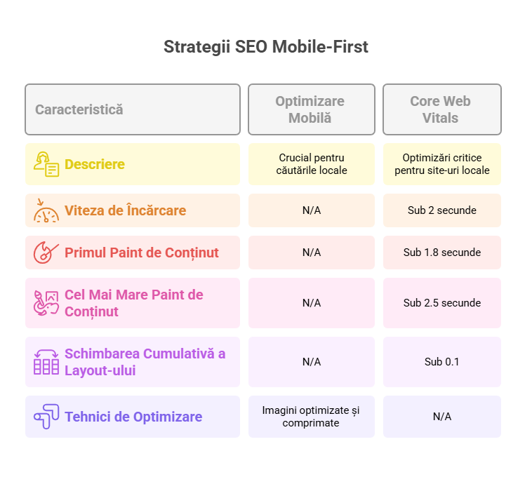 Optimizarea mobilă esențială pentru SEO local în 2025